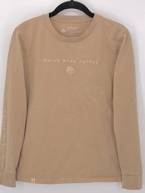 DUTCH BROS Coffee Cotton Long Sleeve Shirt Size Small